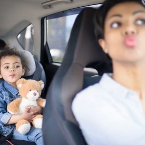 The Risks Mothers Take When Driving with Children